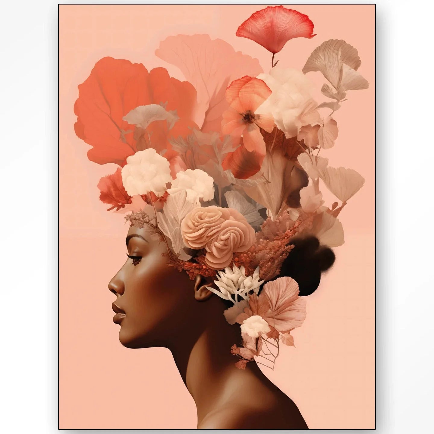 Flower Crown dizájn vászonkép