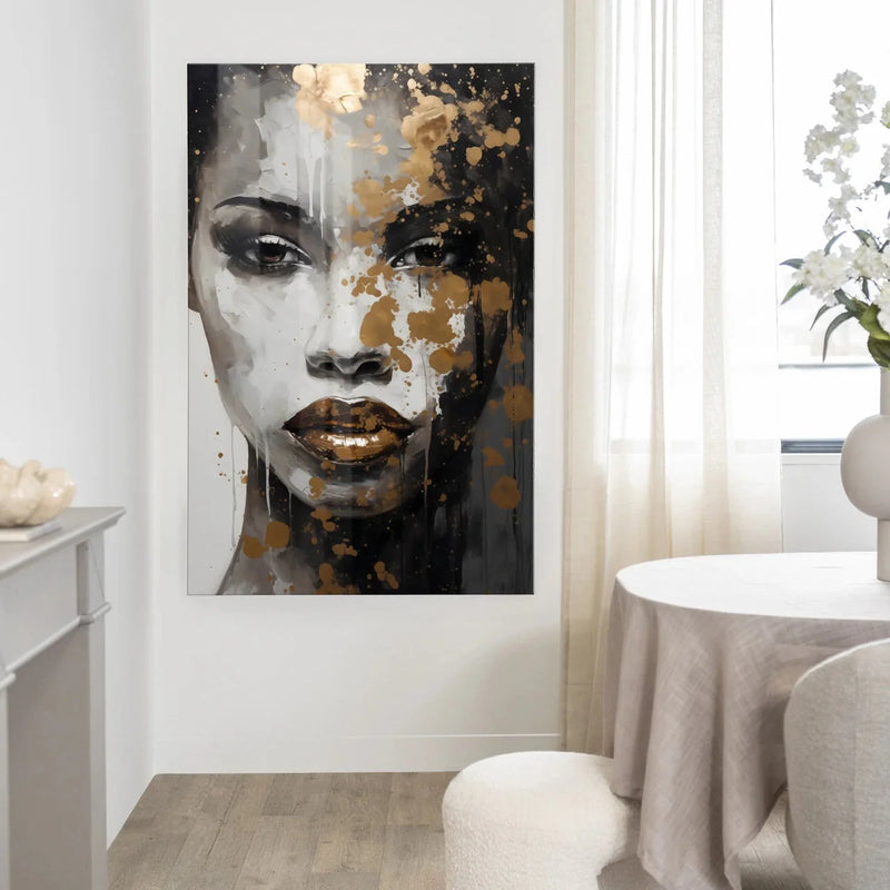Golden Girl dizájn vászonkép
