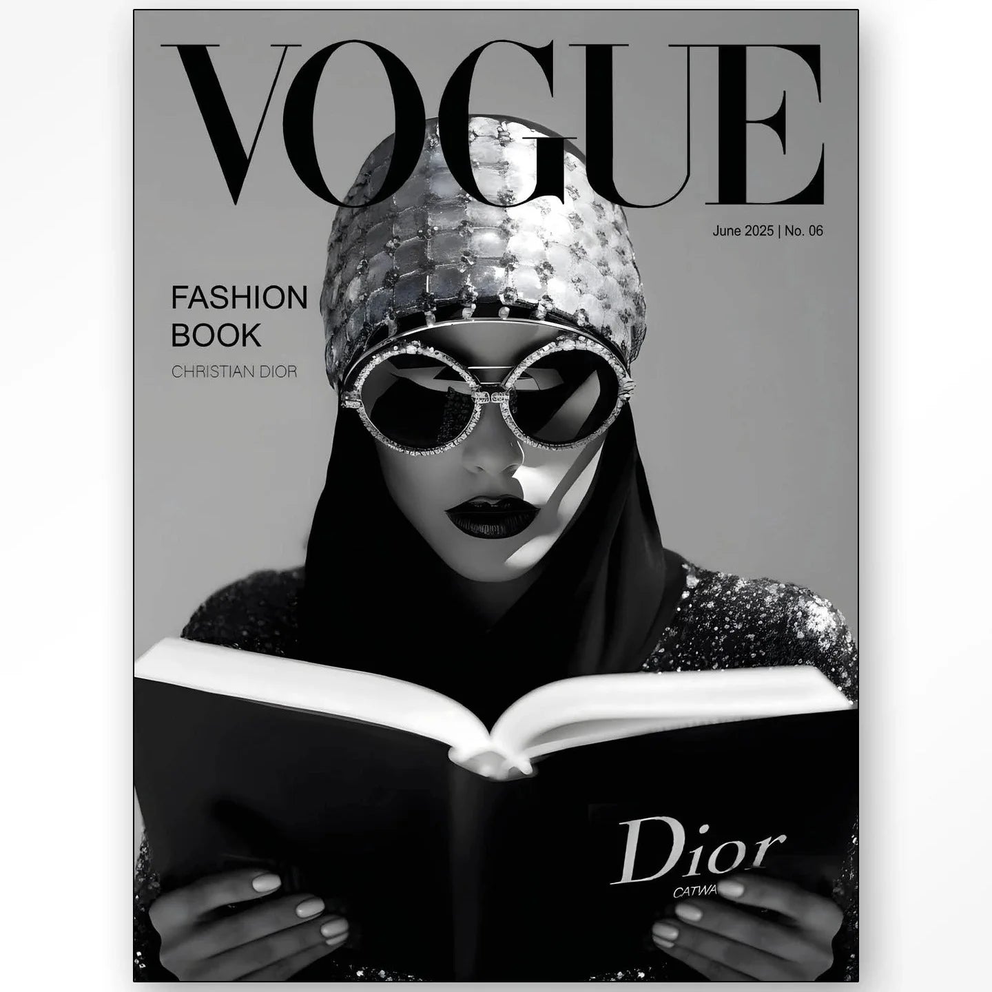 Fashion Book White dizájn vászonkép