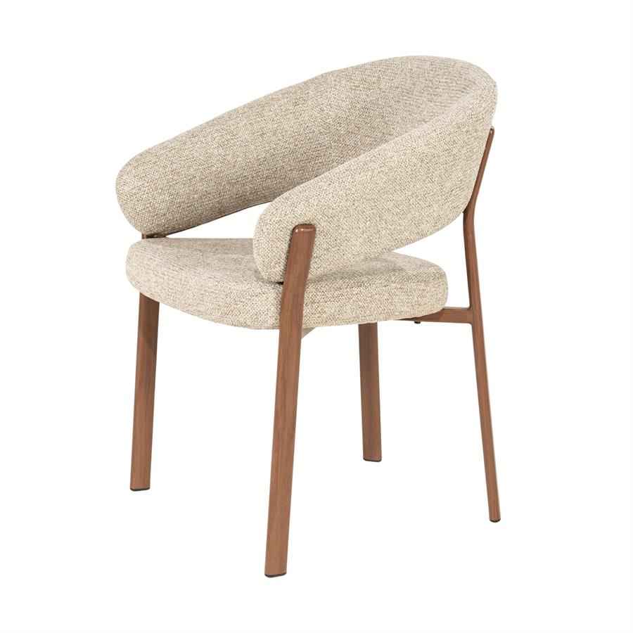 Chair Sedia with armrest - brown