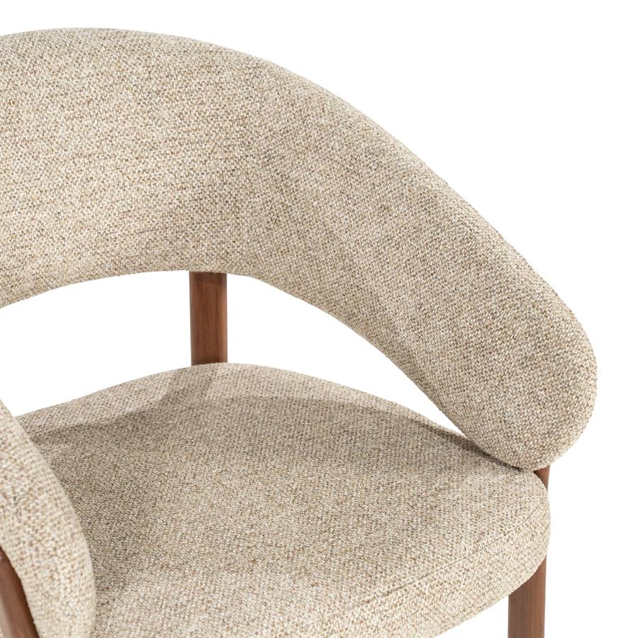 Chair Sedia with armrest - brown