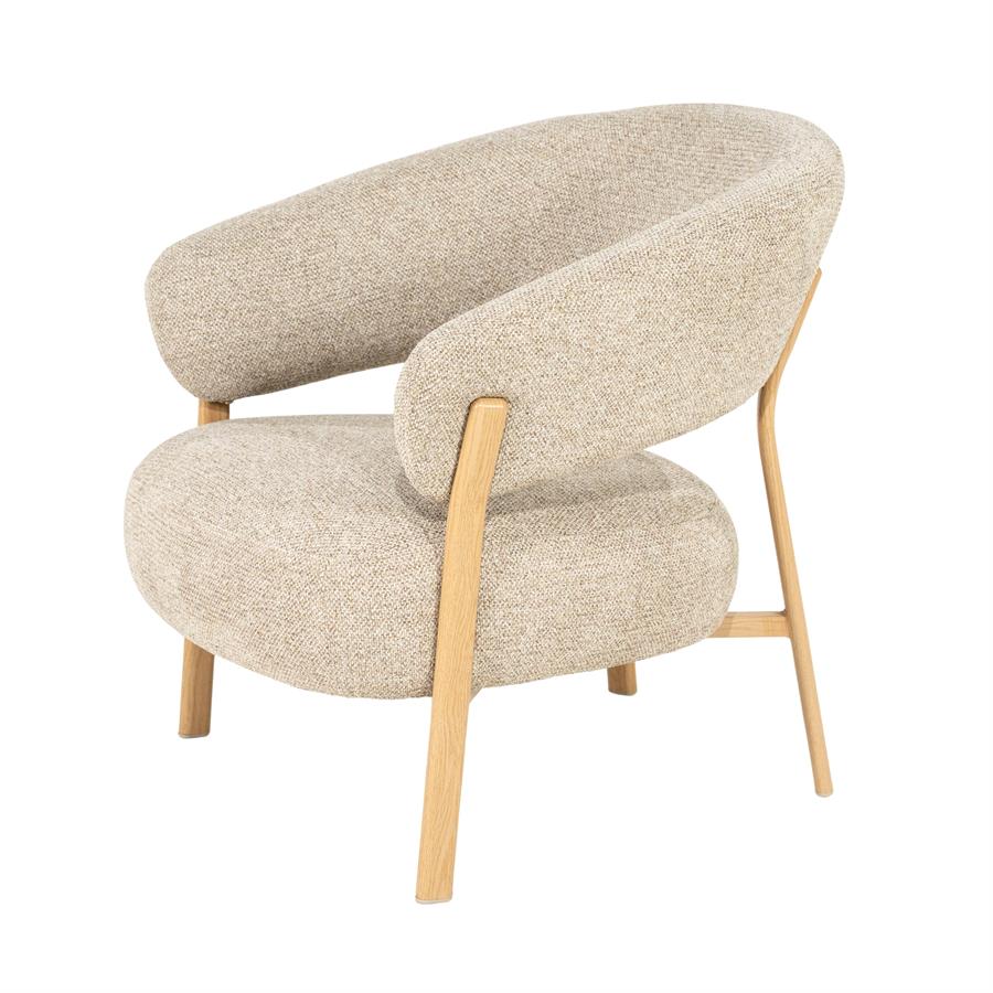 Lounge chair Sedia - brown