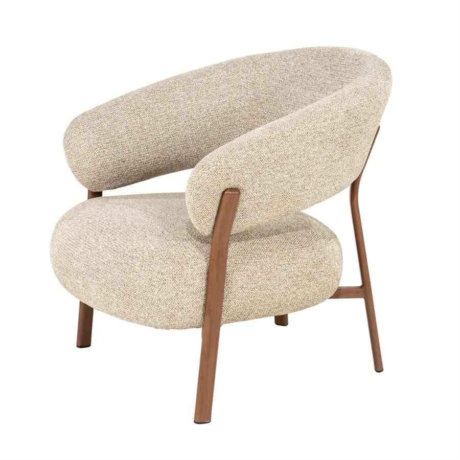 Lounge chair Sedia - brown