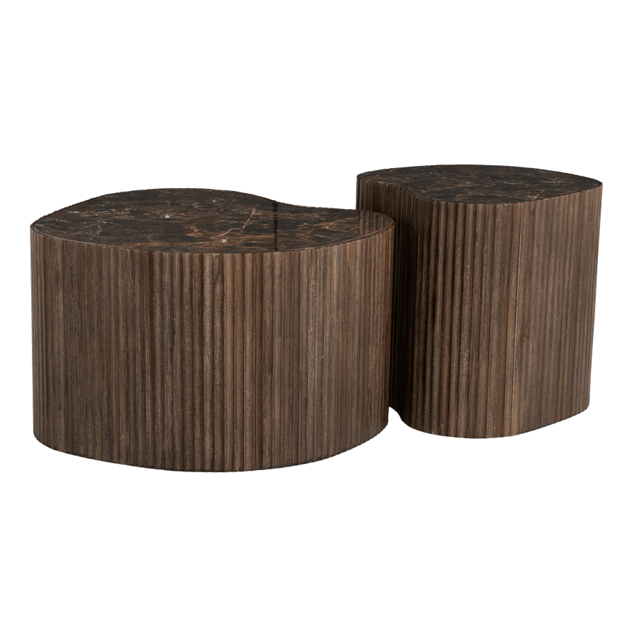 Nice (set of 2) - brown