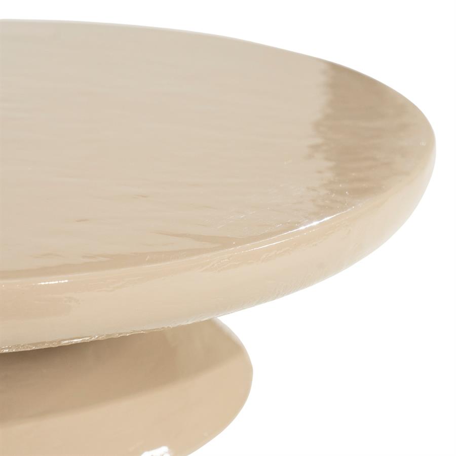 Coffee table Circolo small - taupe