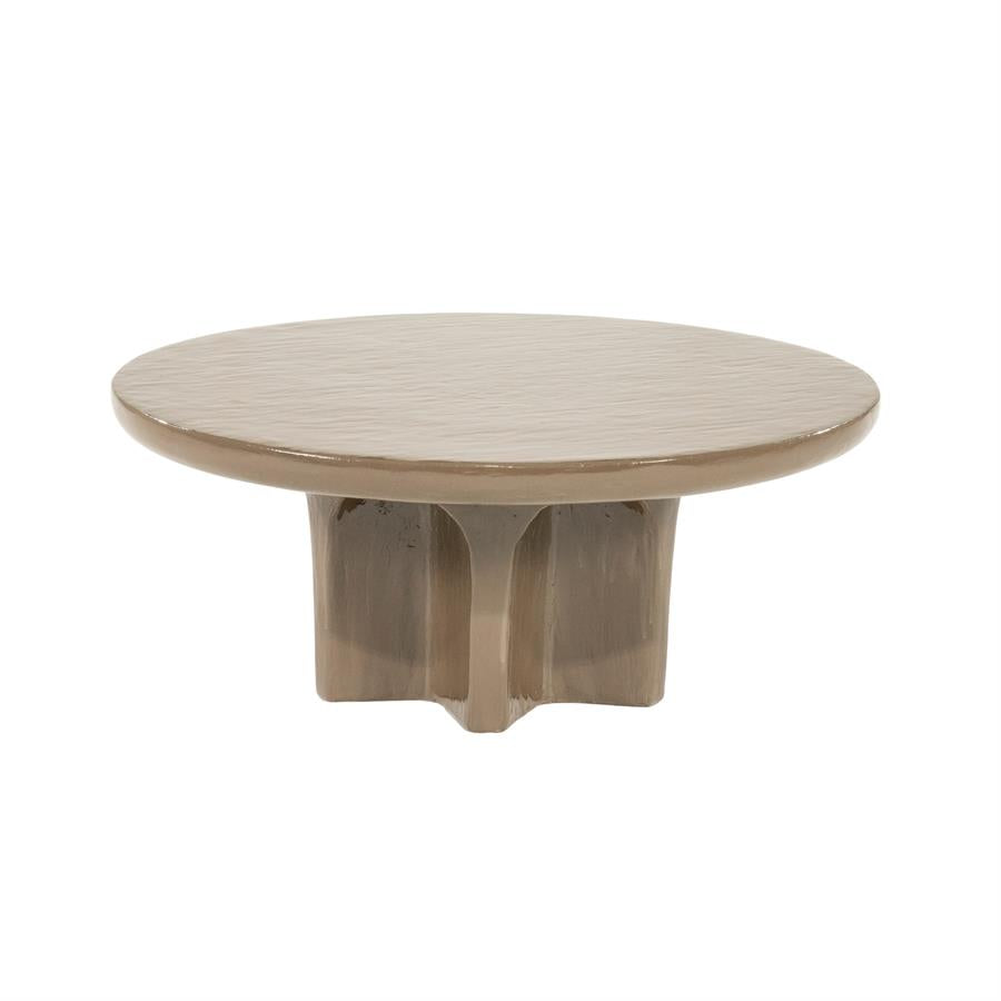 Coffee table Circolo large - dark brown