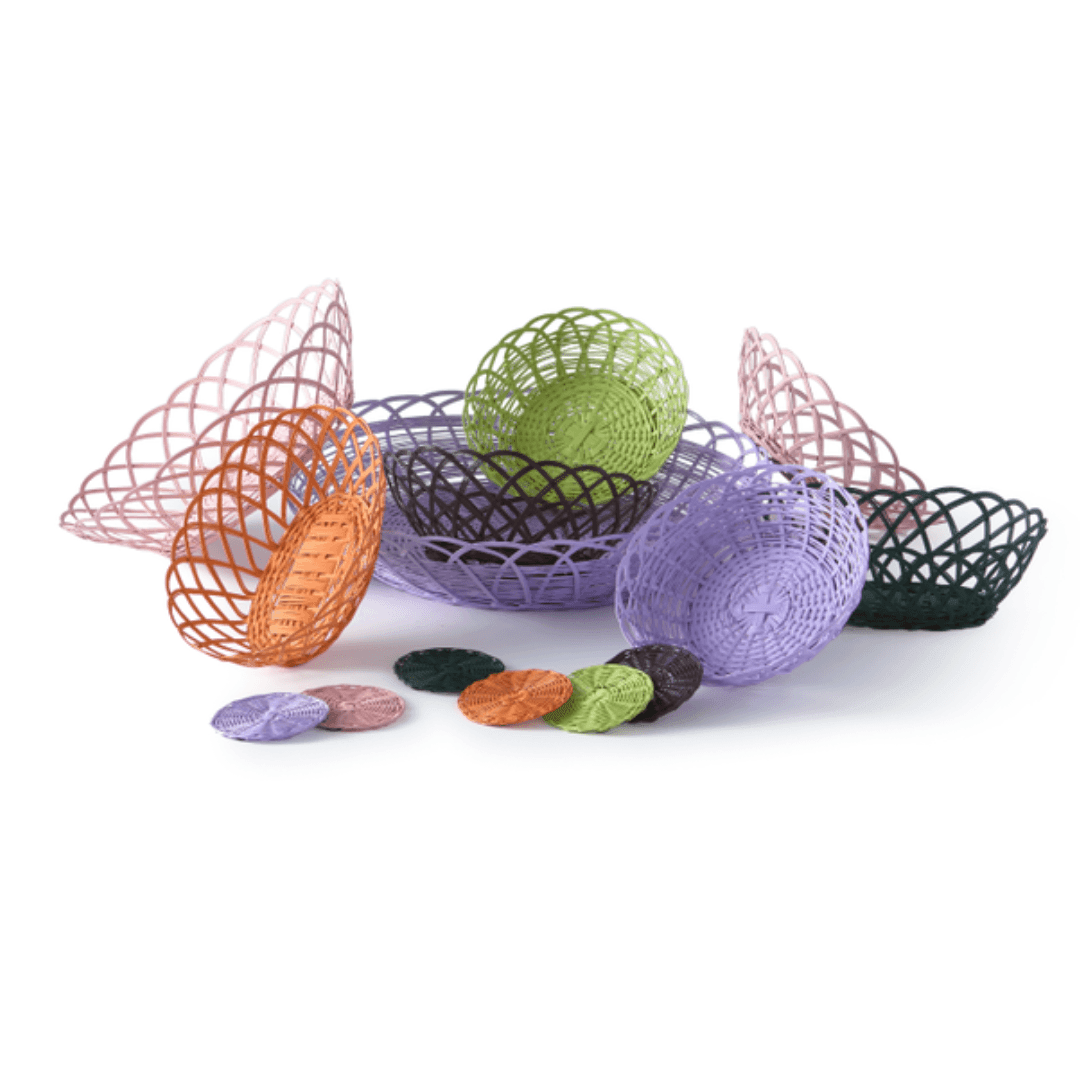 Bakkie Lace fém kosár Ø28