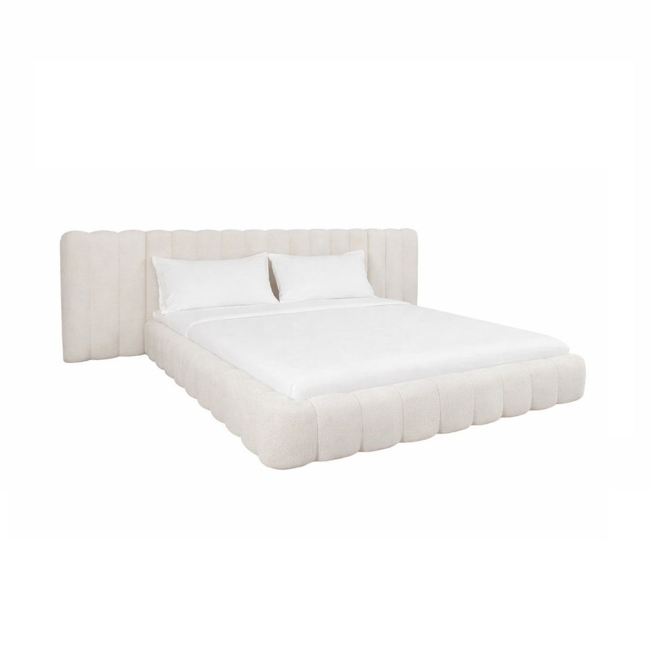 cupidon agy kremszinu fancy szovet taroloval 180x210