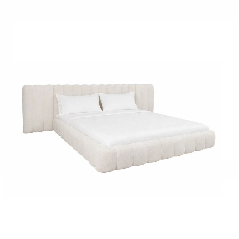 cupidon agy kremszinu fancy szovet taroloval 180x210