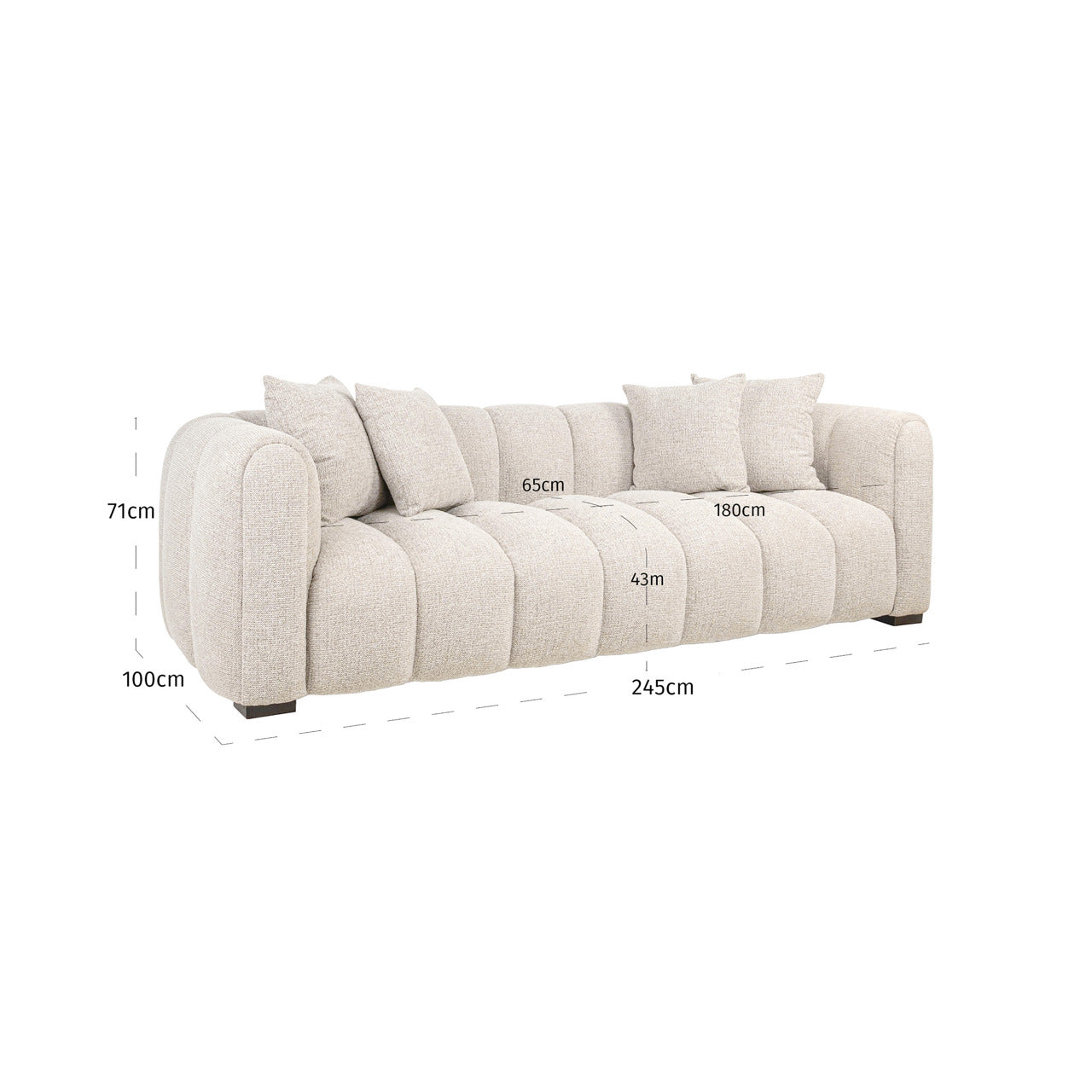 novaro kanape 3 szemelyes kivitel natural fancy szovet