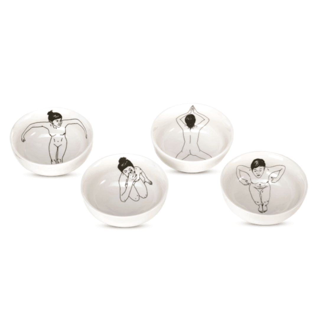 Undressed porcelán tál szettben