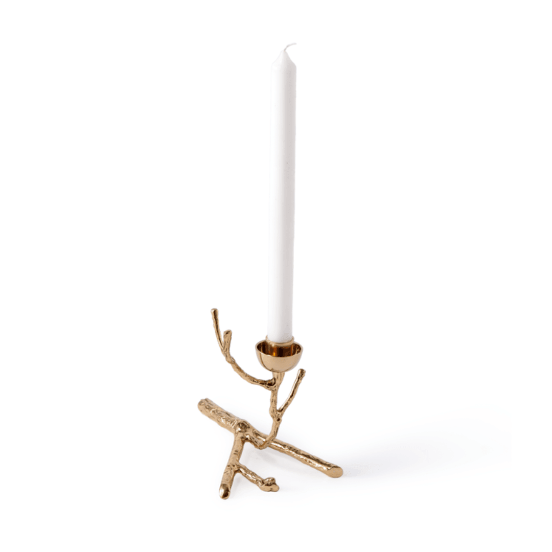 Twiggy fém gyertyatartó 14cm