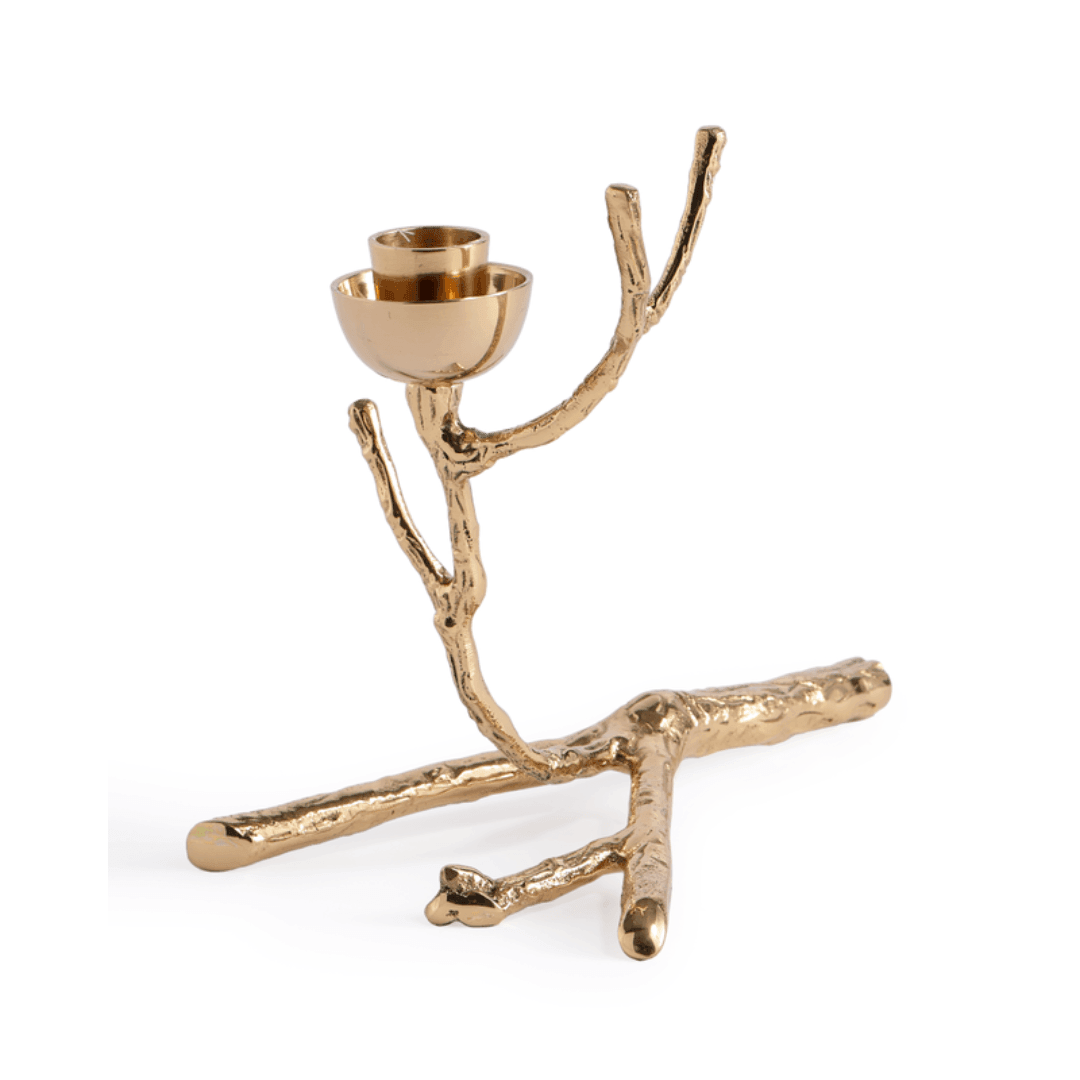 Twiggy fém gyertyatartó 14cm