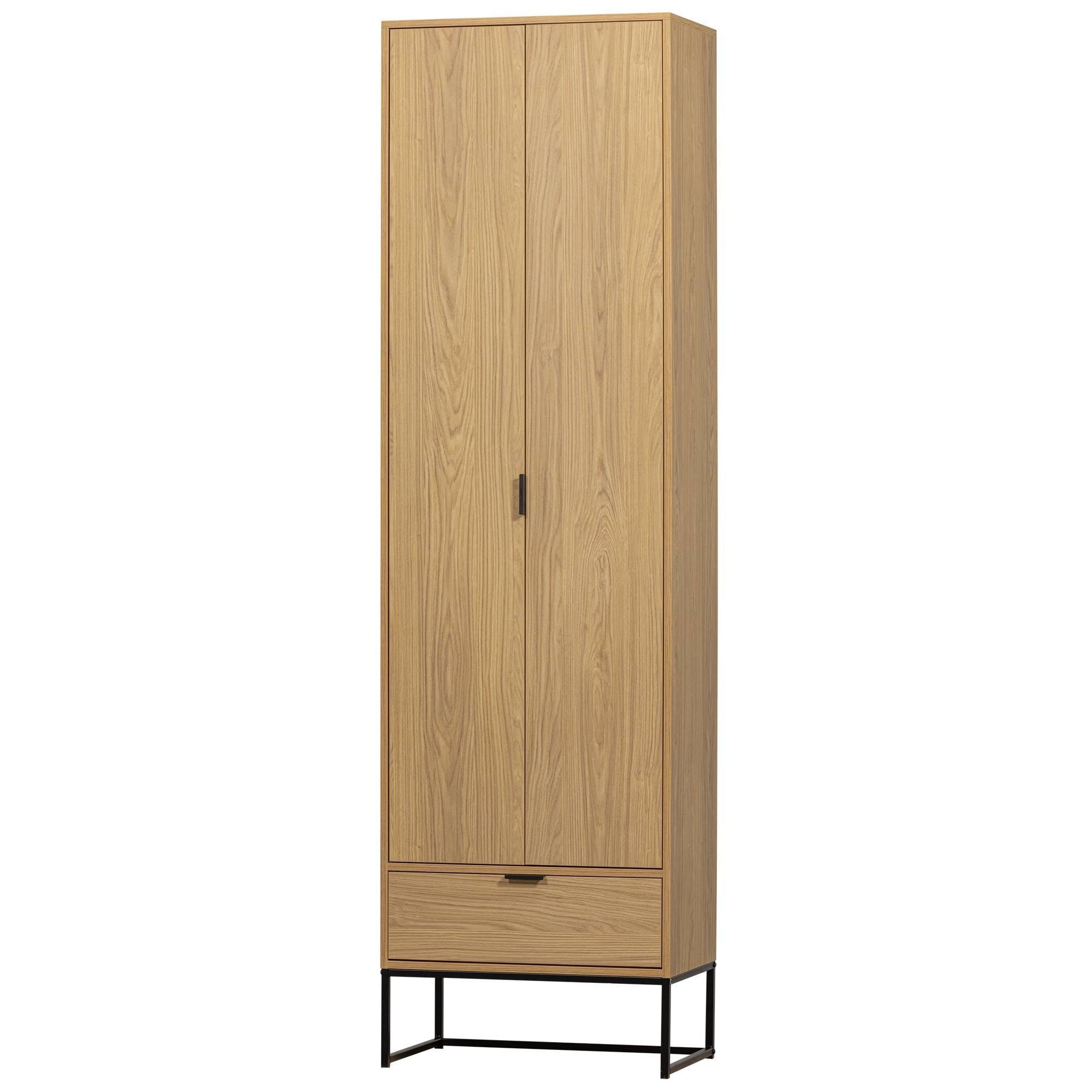 Silas 2 ajtós tölgyfa kabinet keskeny-1