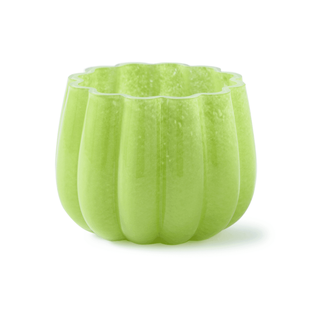 Melon üveg gyertyatartó