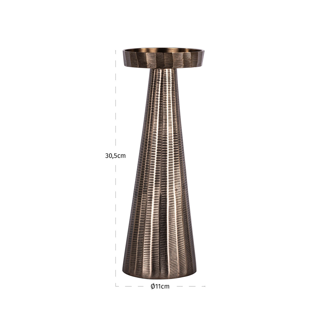 Evola gyertyatartó – Bronz, "S" méret