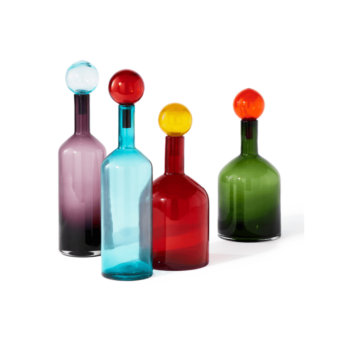 Bubbles and Bottles üveg dekoráció szettben kicsi