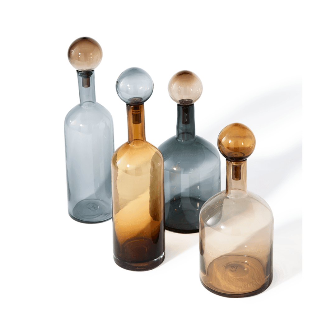 Bubbles and Bottles üveg dekoráció szettben kicsi