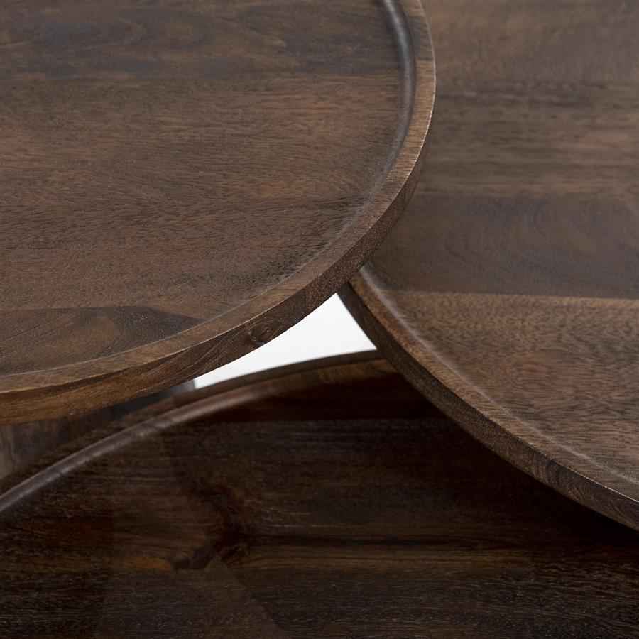 Coffee table Ron 80x32 - brown