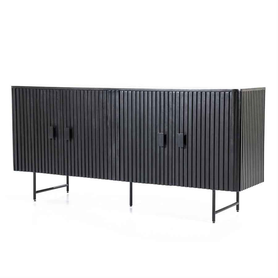 Sideboard Remi 4drs - black