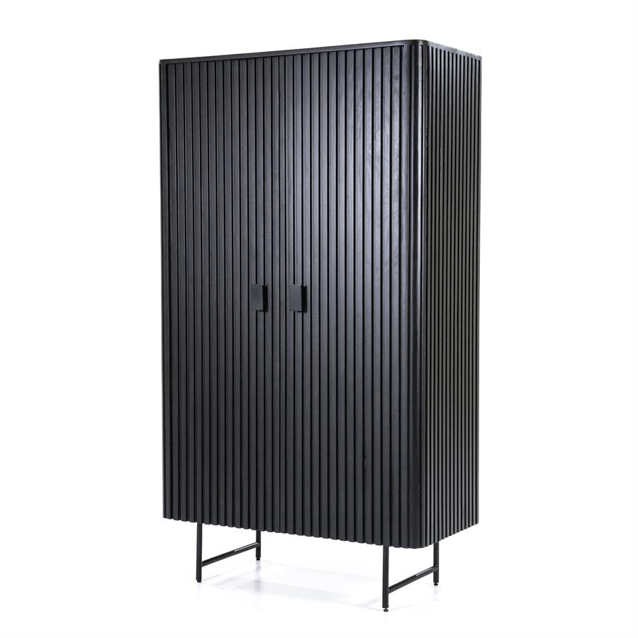 Cabinet Remi 2drs - black