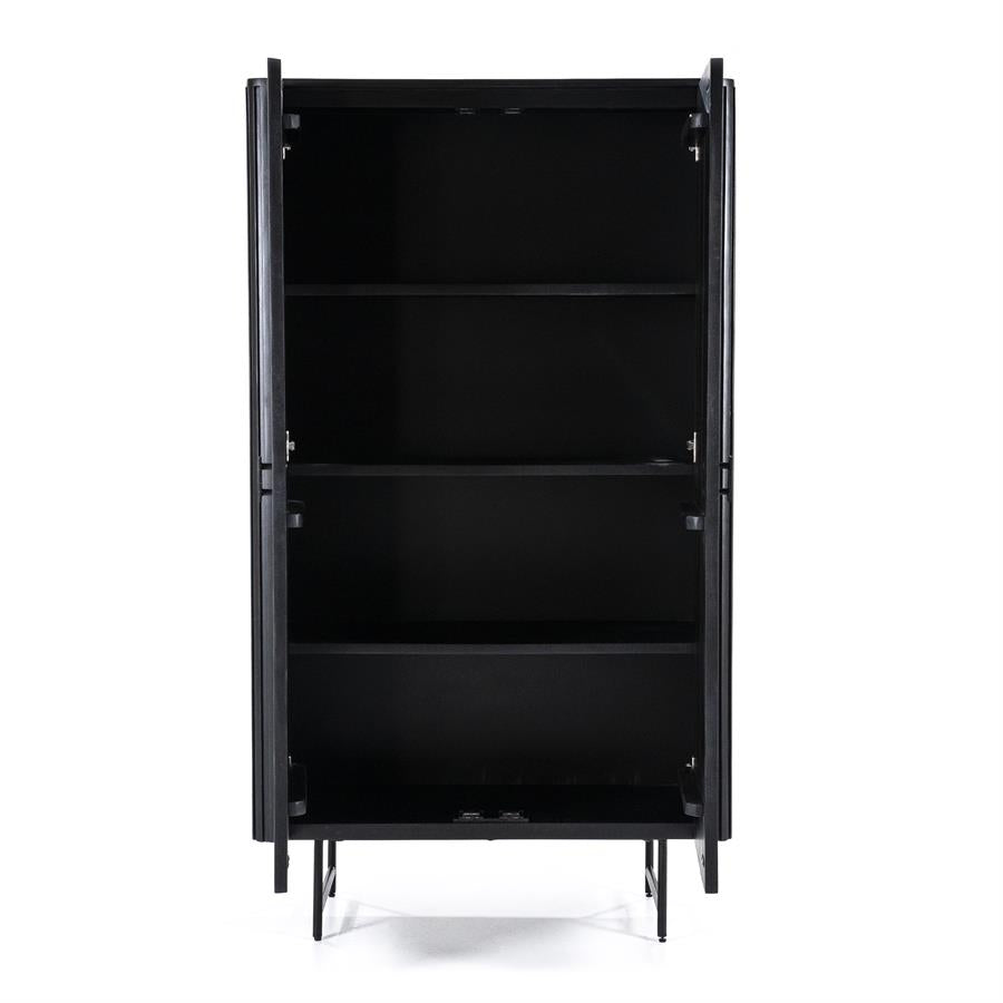 Cabinet Remi 2drs - black