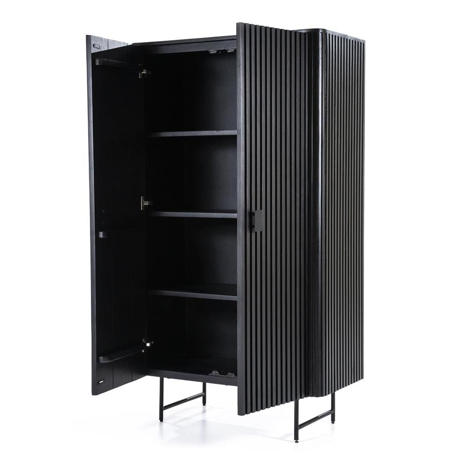 Cabinet Remi 2drs - black