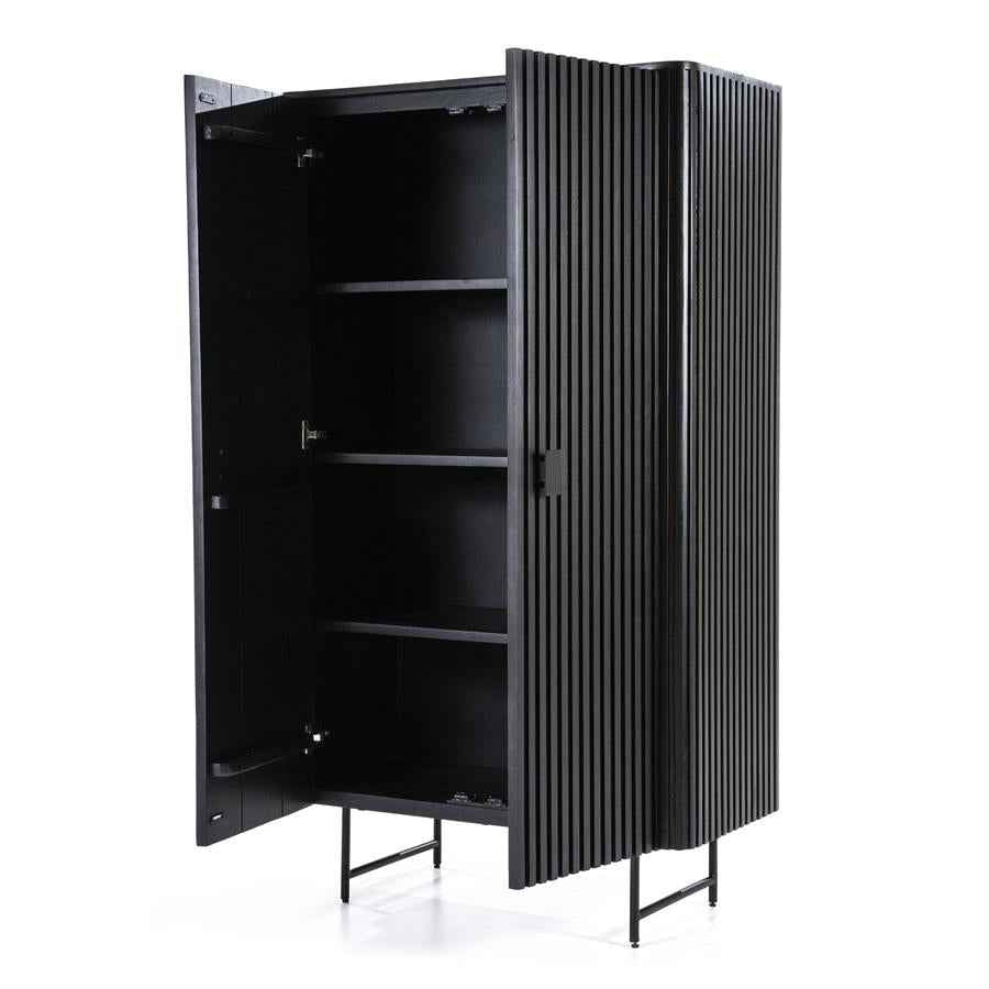 Cabinet Remi 2drs - black