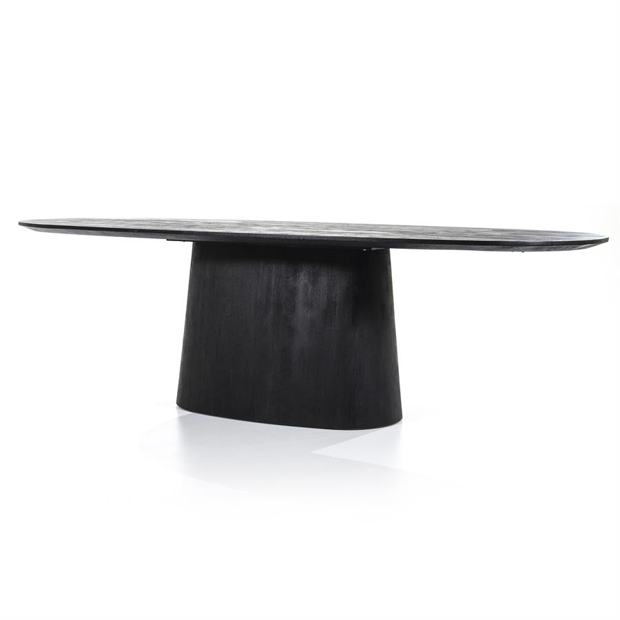 Dining table Aron 300x110 - black