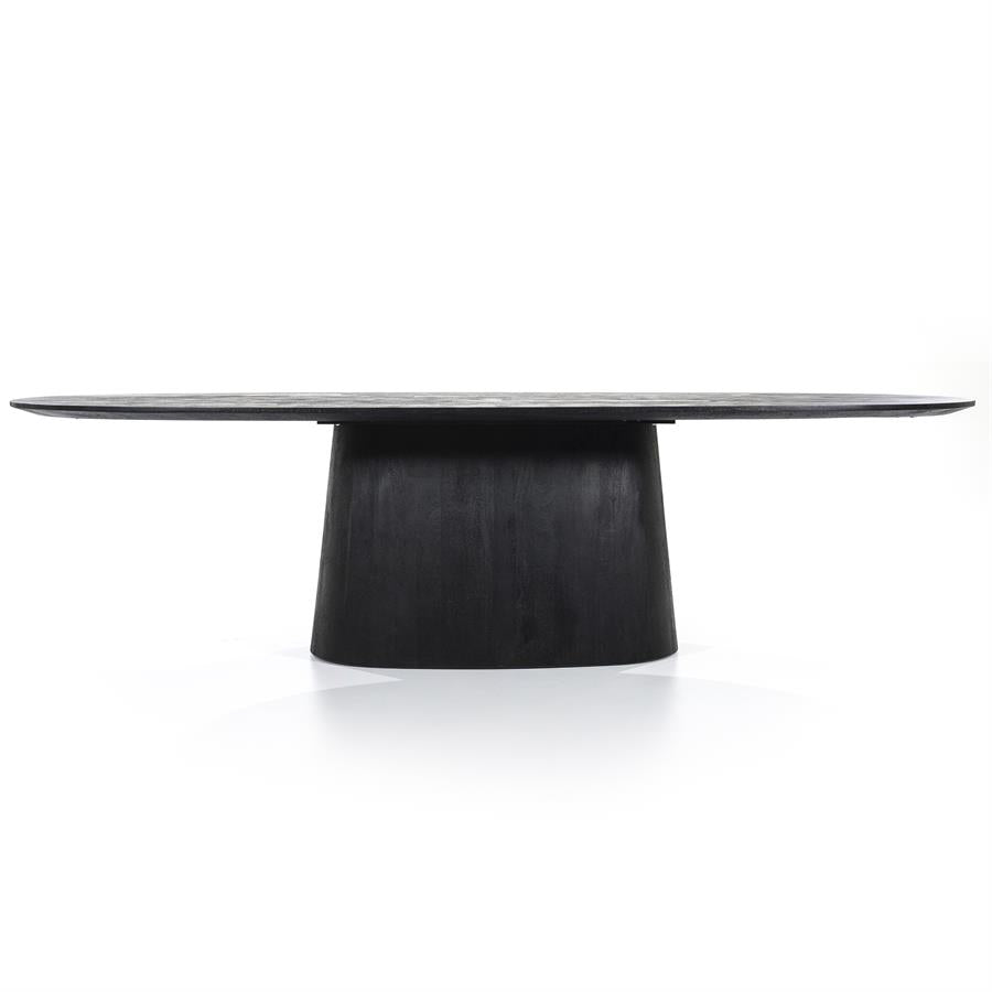 Dining table Aron 300x110 - black