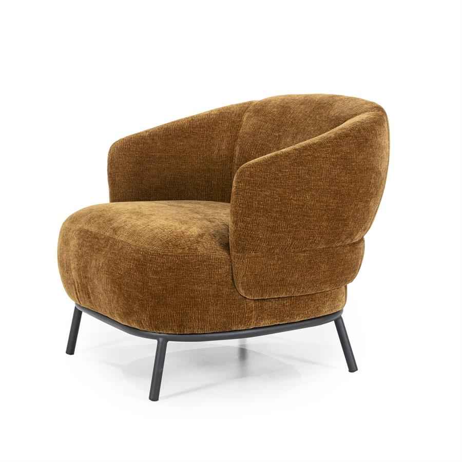 Armchair David - mustard Safari