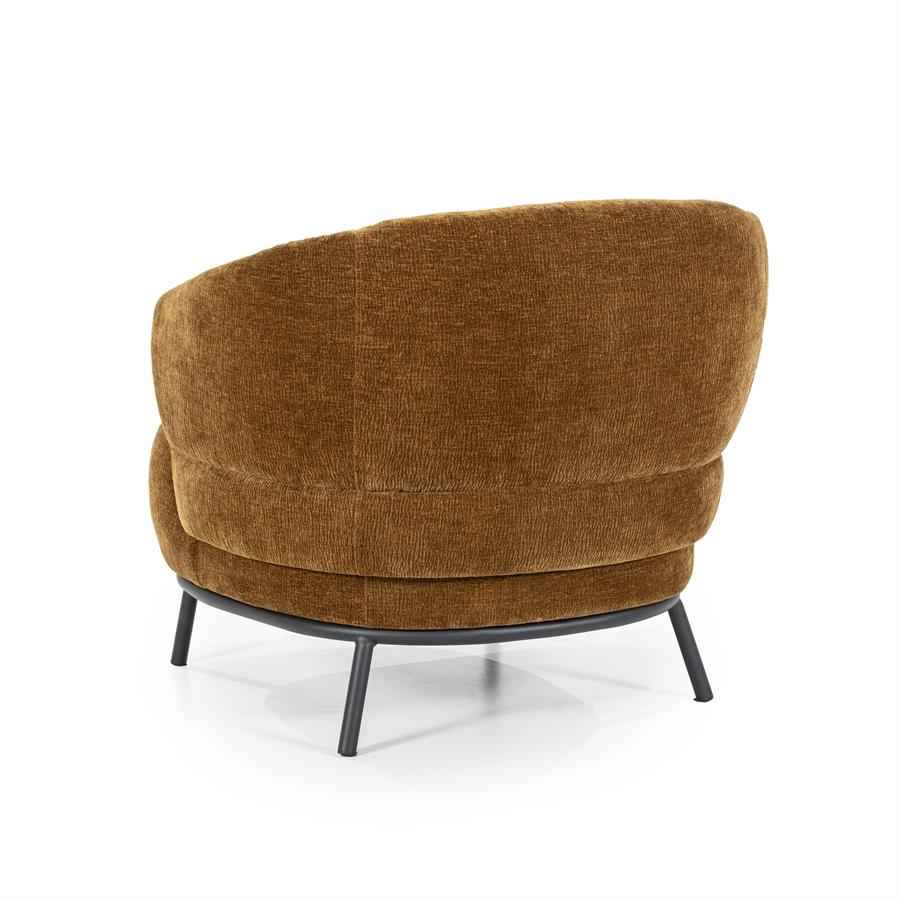 Armchair David - mustard Safari