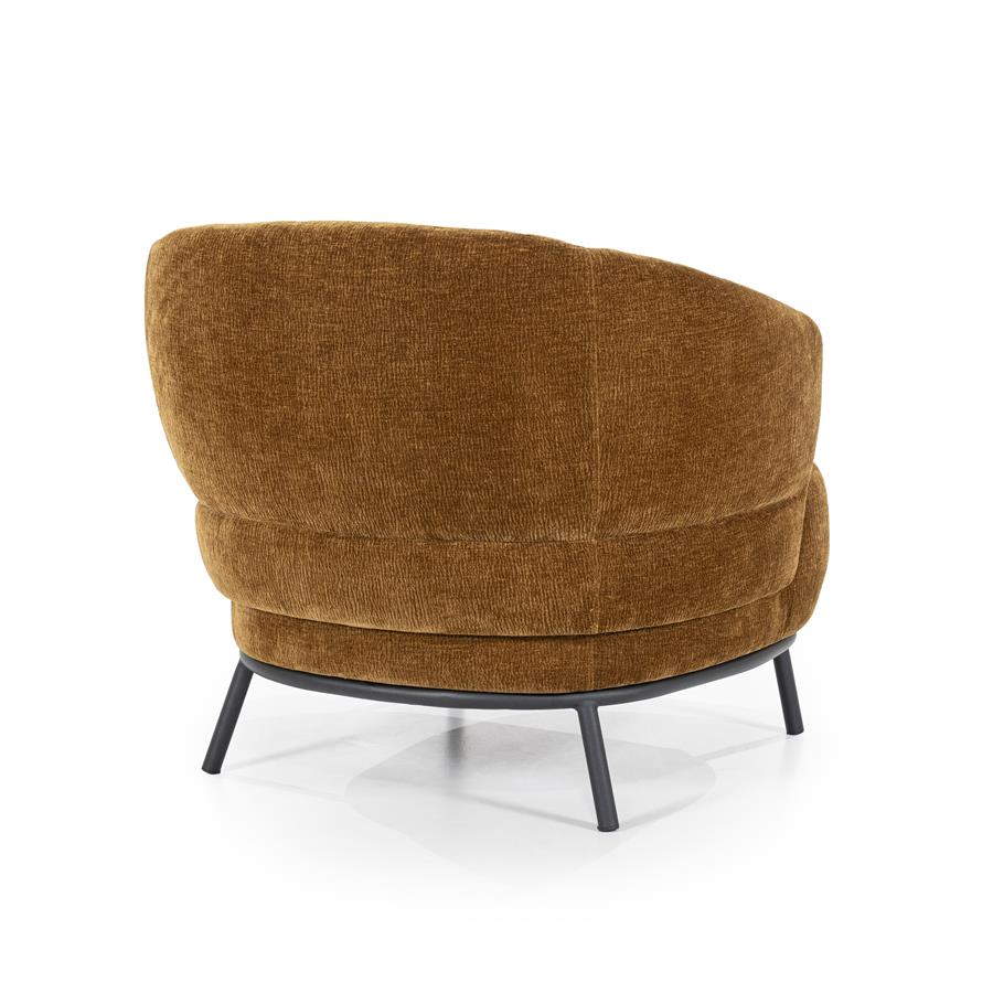 Armchair David - mustard Safari