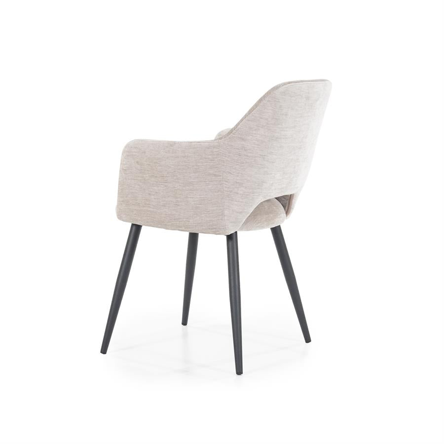 Chair Esmee with armrest -  beige Mellow
