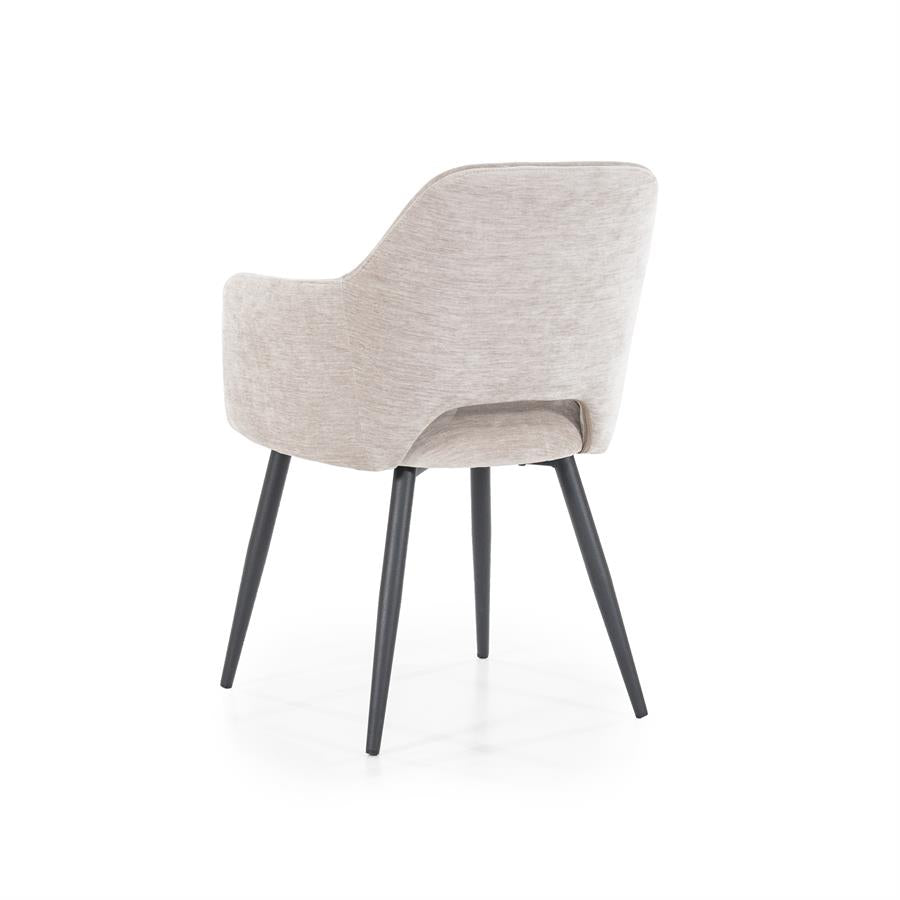 Chair Esmee with armrest -  beige Mellow