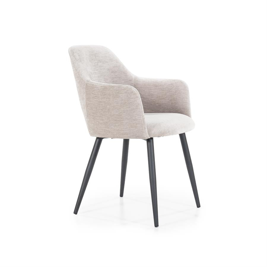 Chair Esmee with armrest -  beige Mellow