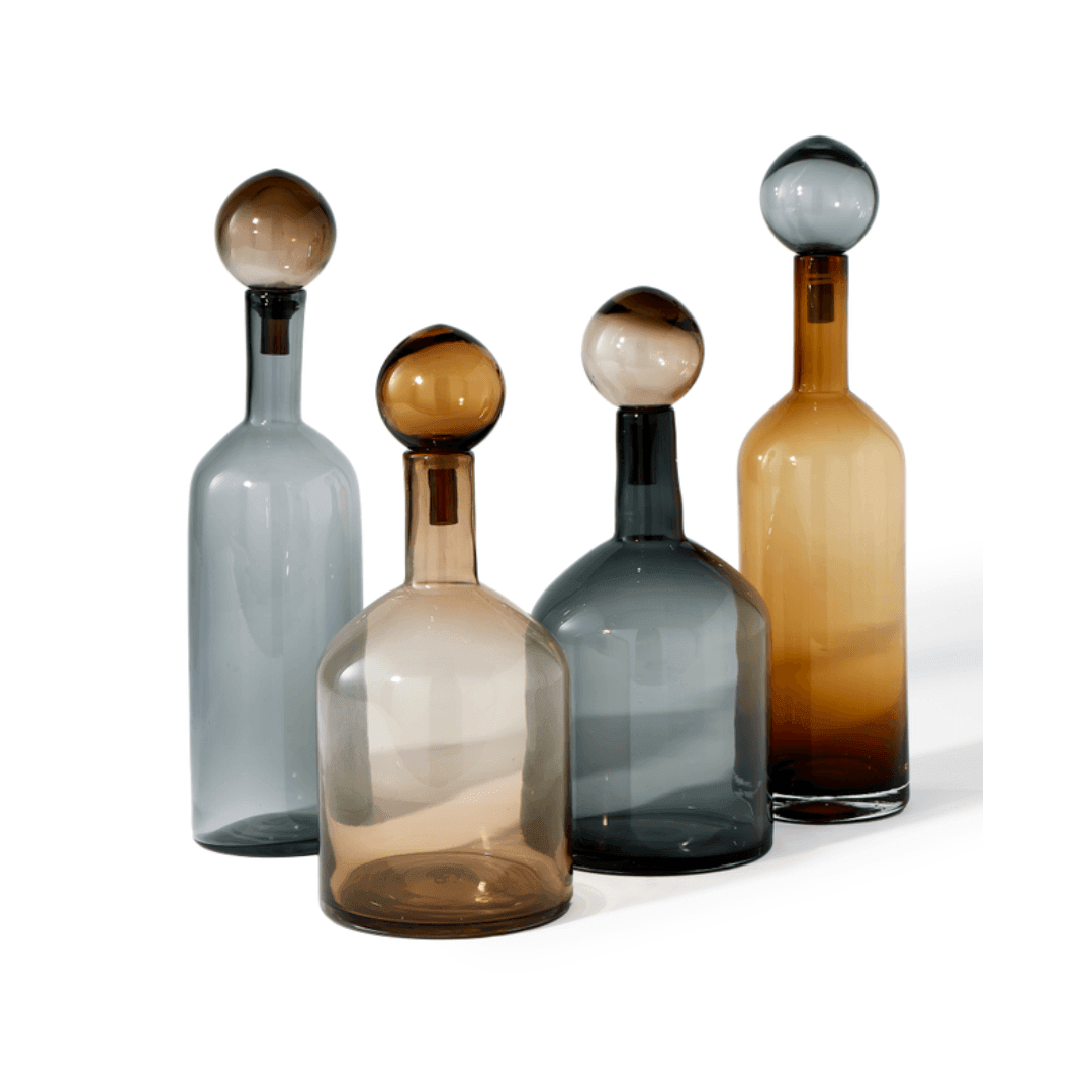 Bubbles and Bottles üveg dekoráció szettben kicsi