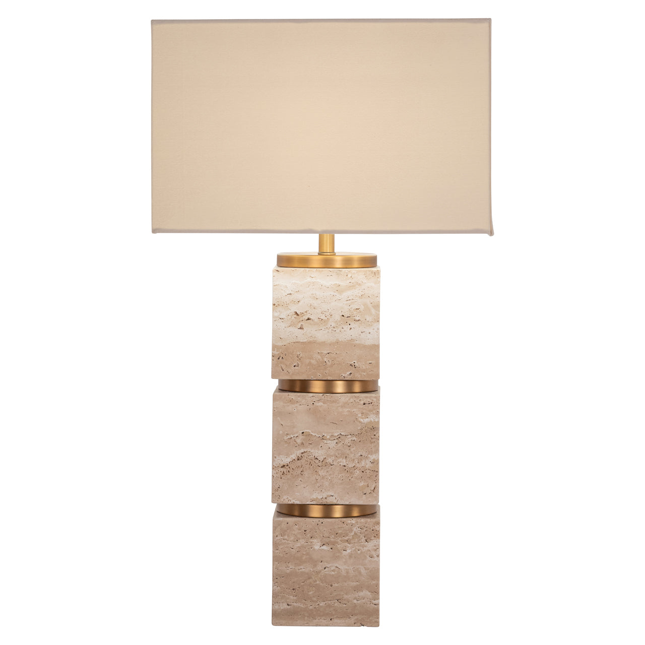 jaella asztali lampa travertin talppal es elegans kivitellel