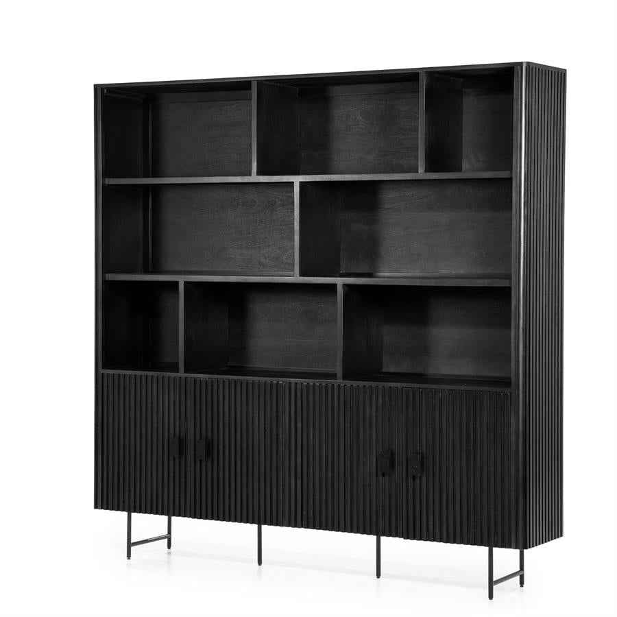Wall cabinet Remi - black