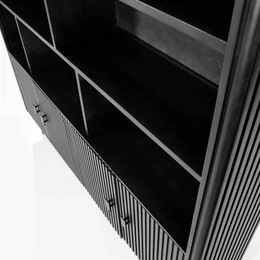 Wall cabinet Remi - black