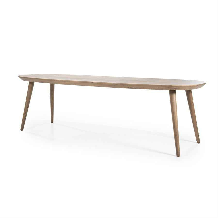 Dining table Elijah 260x100 cm - brown
