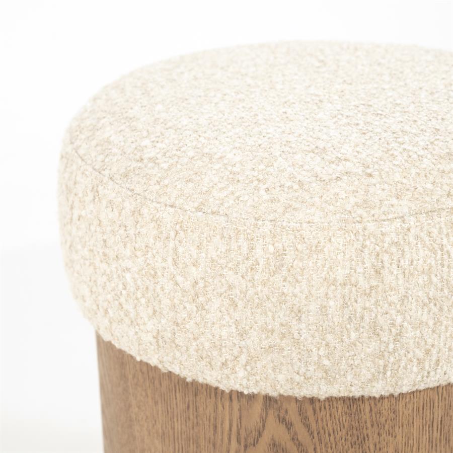Poef George - beige Flou
