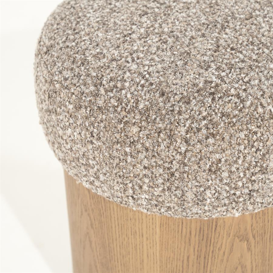 Poef George - beige Flou
