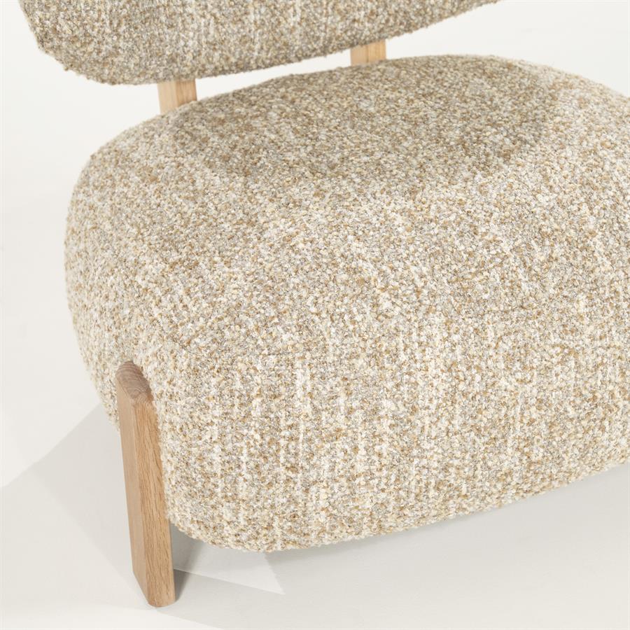 Armchair Reza natural - beige Bay