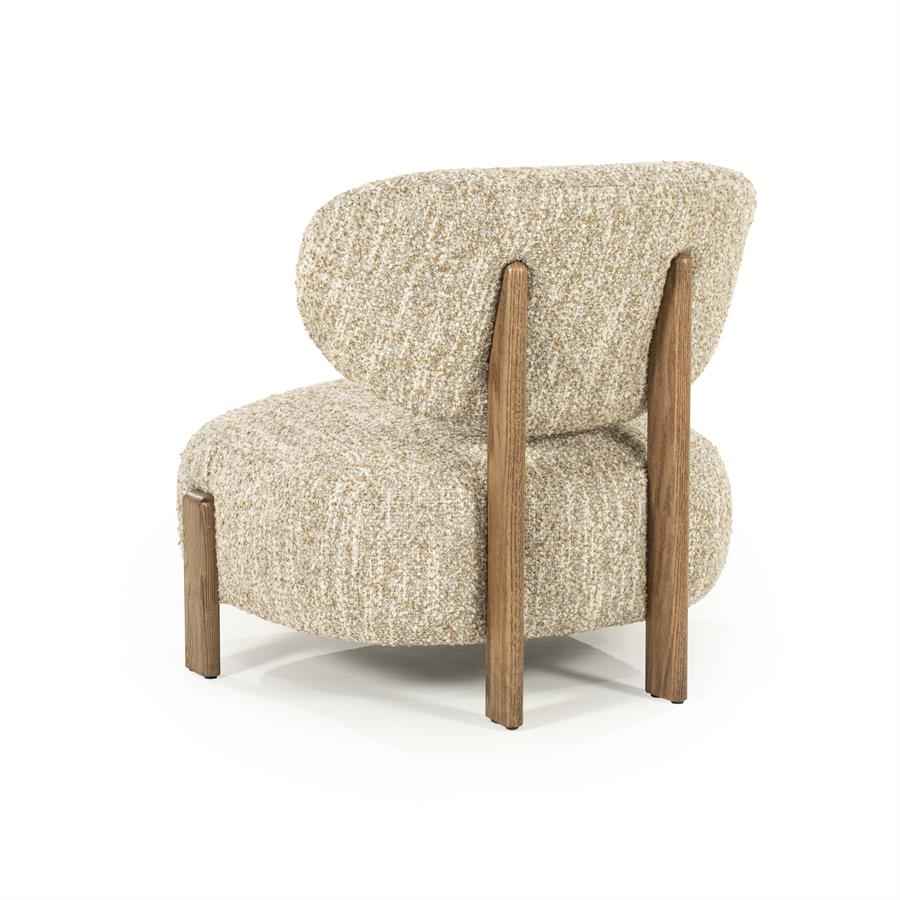 Armchair Reza brown - beige Bay