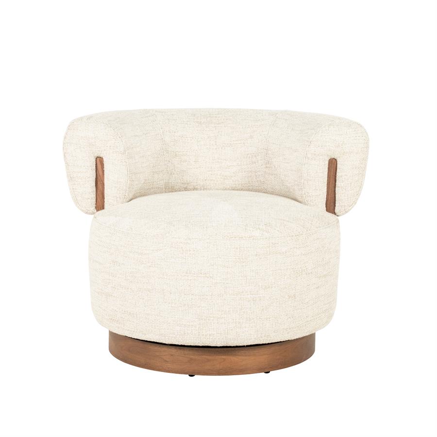 Armchair Nila brown - beige Vanu
