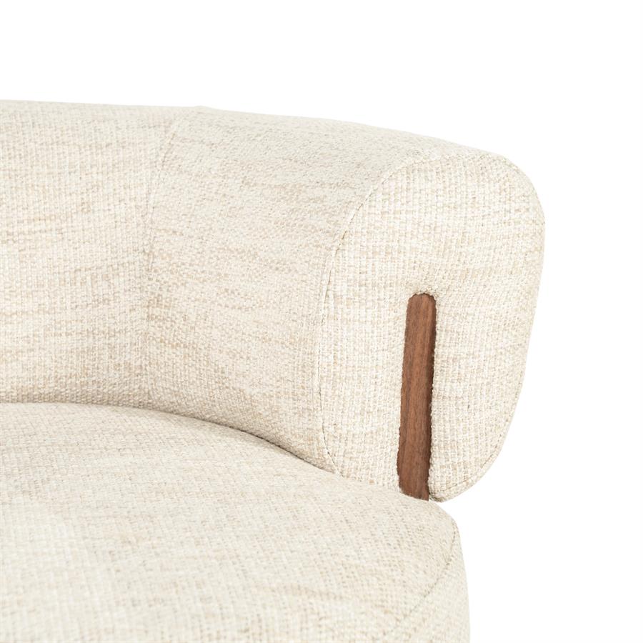 Armchair Nila brown - beige Vanu