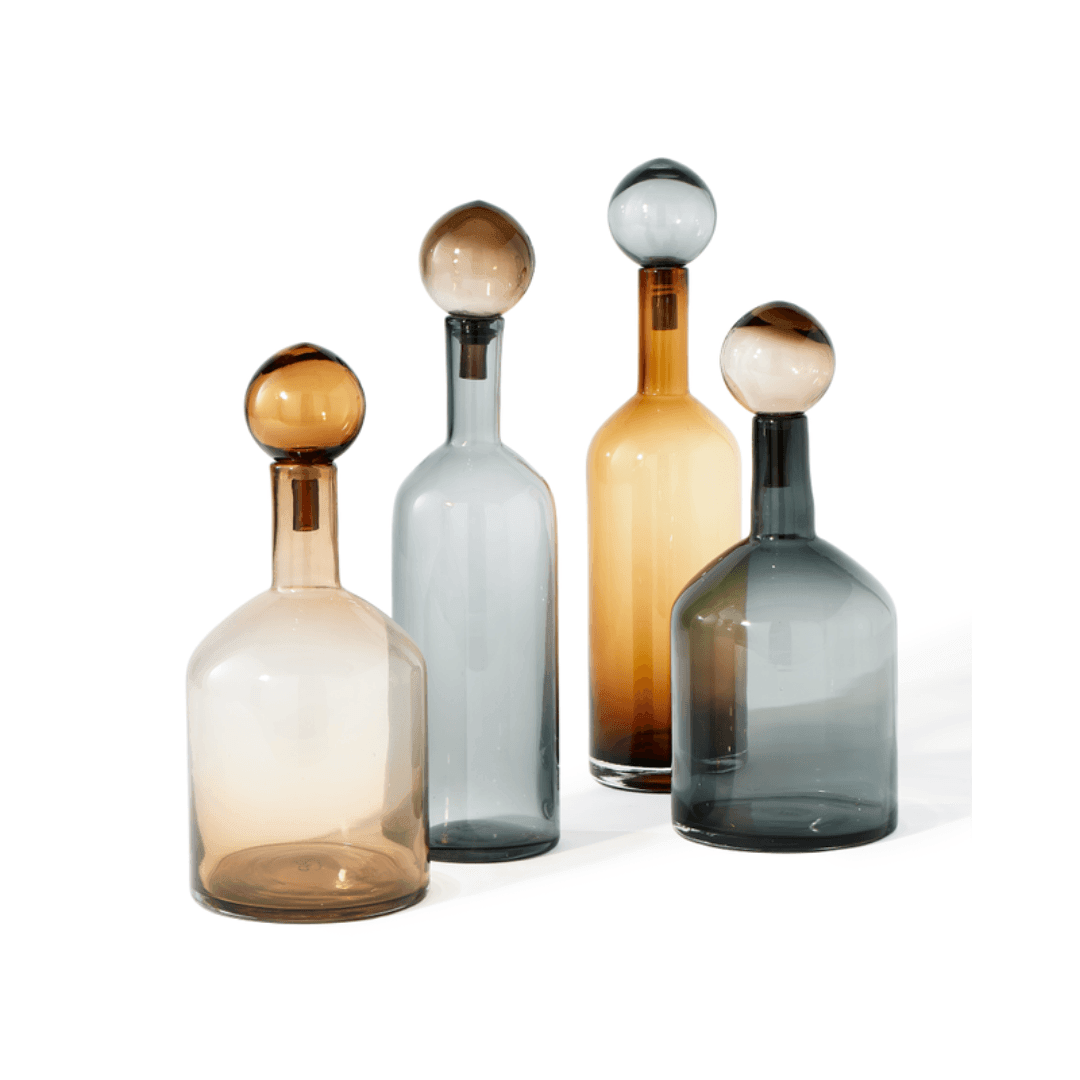 Bubbles and Bottles üveg dekoráció szettben kicsi
