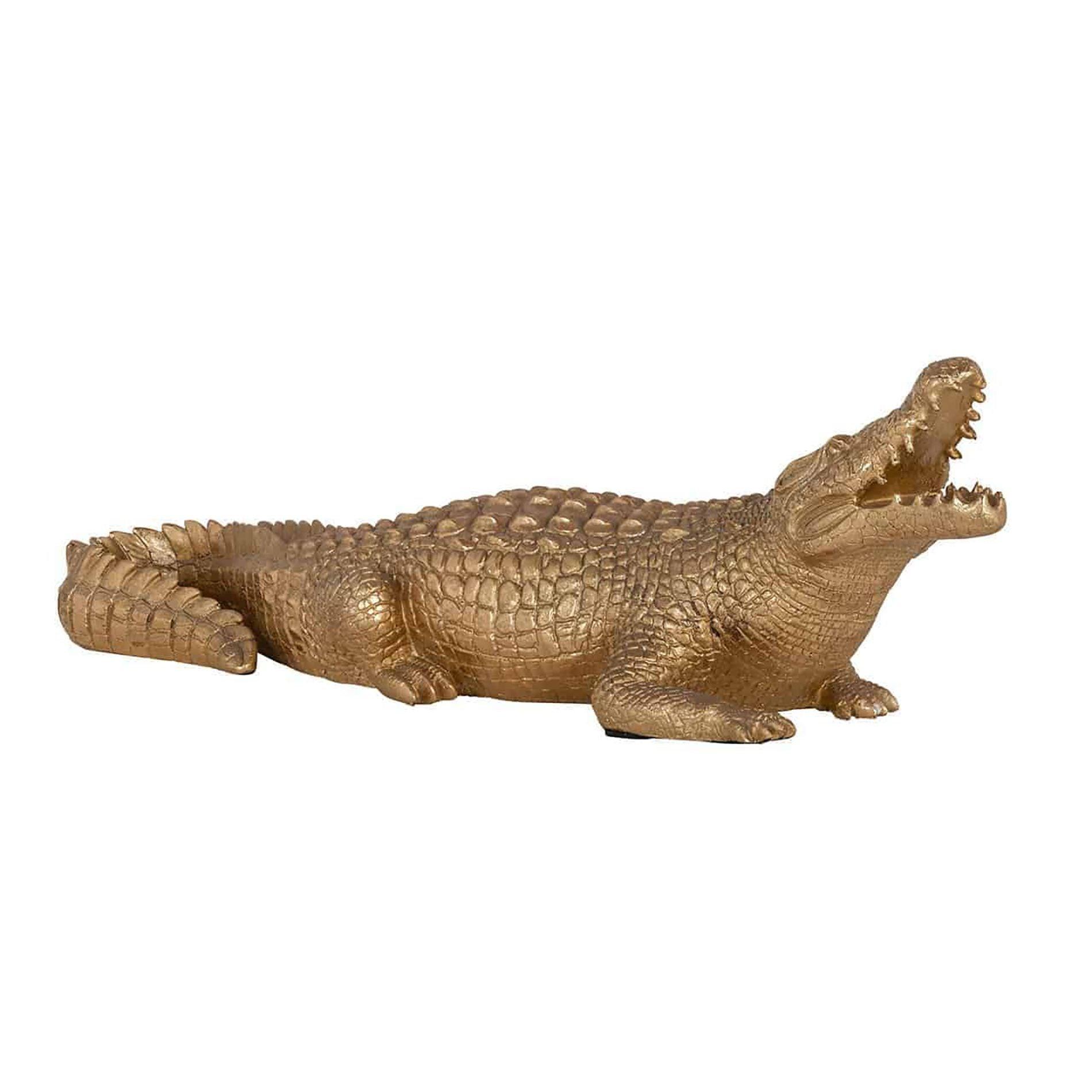 Crocodile műgyanta dekoráció kicsi-0