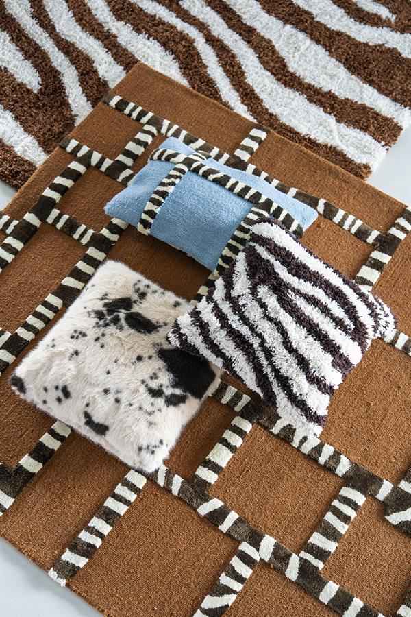 Pillow StripeScape - light blue